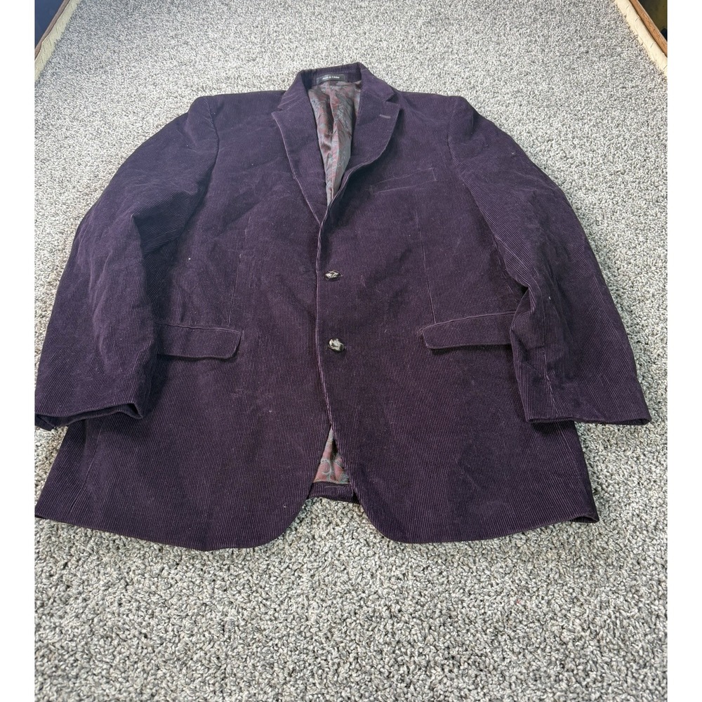 Lauren Ralph Lauren Corduroy Blazer Men's Size 44 Long Red